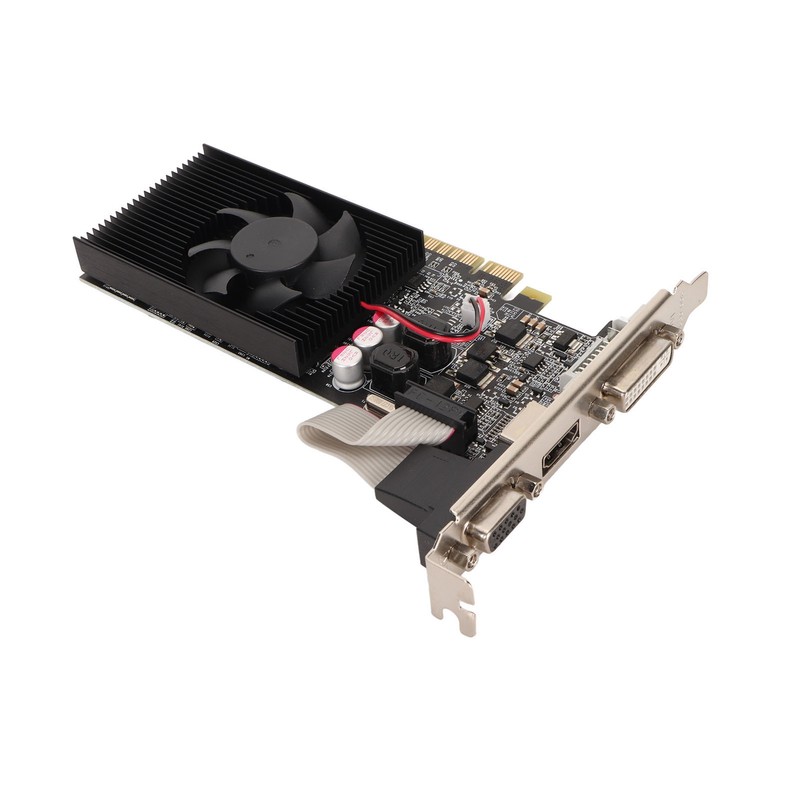 GT730 2GB GDDR3 Graphics Card Single Cooling Fan 64 Bit
