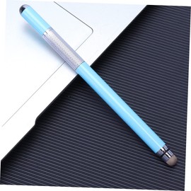 LABRIMP Capacitive Stylus Pen for Tablets and Phones Dual Function Metal Touch Screen Disc for Drawing Note Taking and Gaming Blue