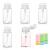 YMCLUB 5-Pack 10.1oz Alcohol Dispenser Push Down Bottles - Transparent
