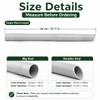 2 Pack 224006 Heavy Duty Vacuum Extension Wand Compatible with