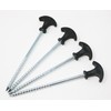 fiXte Heavy Duty Tent Pegs Bivvy Screw Ground Stake Camping
