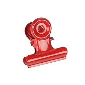 JAM Paper - Clips de bulldog, Rojo, Small (22mm)