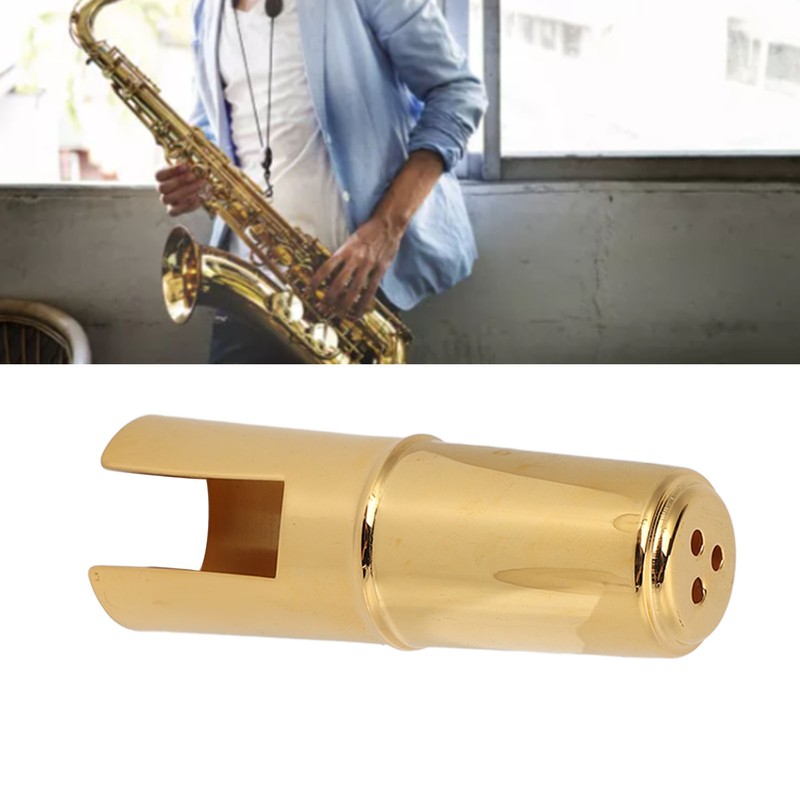 Saxophone Mouthpiece Protective Cap Sax Clarinet Mouth Piece Cover Metal