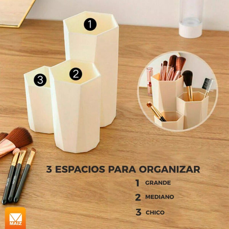 Maquillaje Organizador Porta Brochas Maquillaje Cosmeticos Tocador
