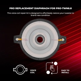 DS18 PRO-TWN6.8VC PRO Replacement Diaphragm for PRO-TWN6.8 and Universal 8-Ohm Tweeters