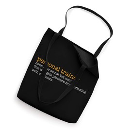 Funny Personal Trainer Fitness Exercise Gym Workout Tote Bag