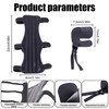Forearm Protection Archery Leather Arm Guard with 3 Adjustable Straps