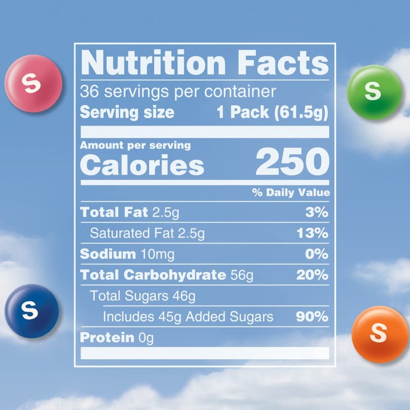 SKITTLES Candy, Tropical Bulk Candy 2.17-Ounce, 36 Packs of Individually
