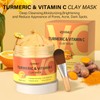Turmeric Vitamin C Clay Mask -Turmeric Facial Mask for Dark