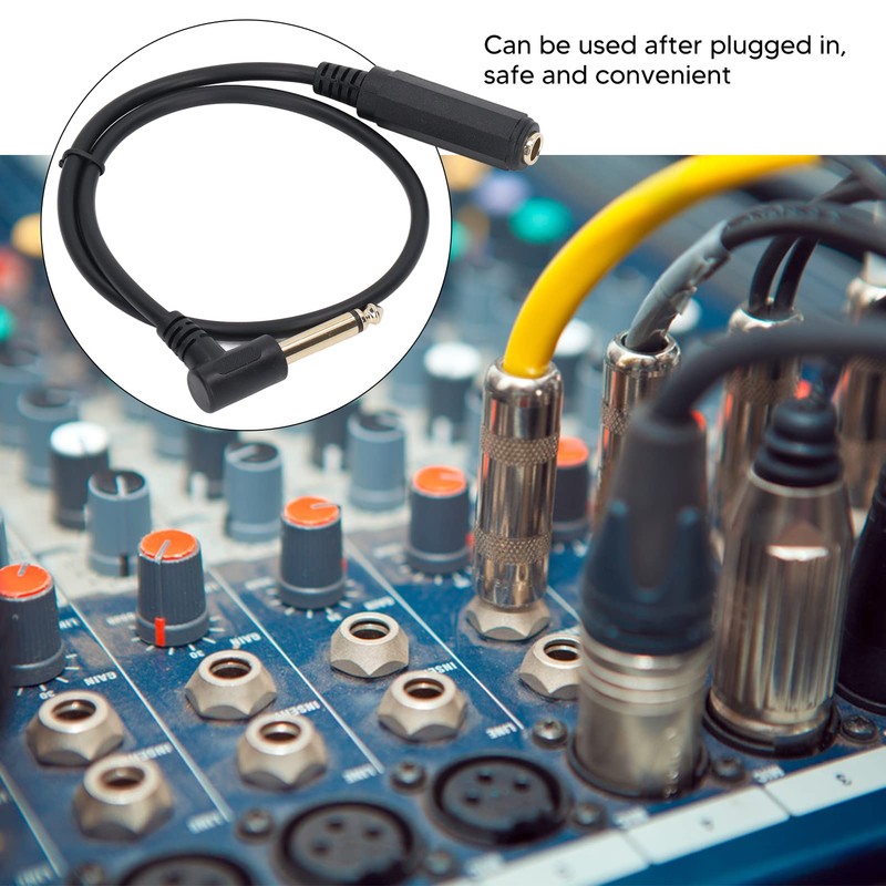 Acouto Cable de Audio Macho a Hembra de 6,35 Mm