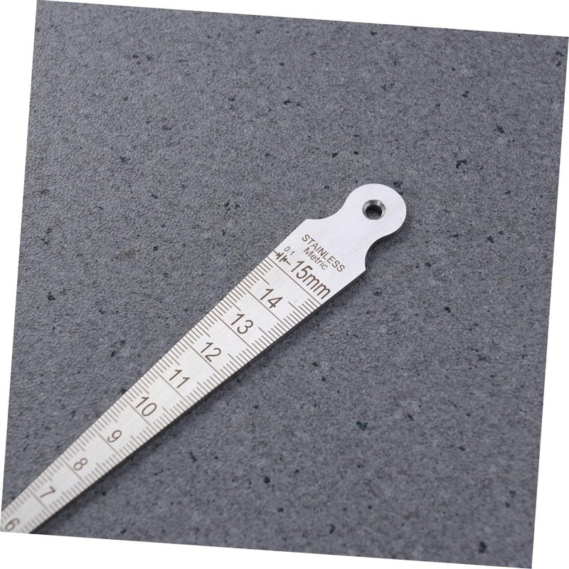 KONTONTY 15mm Taper Gauge Heavy Duty Stainless Taper Welding Measurement