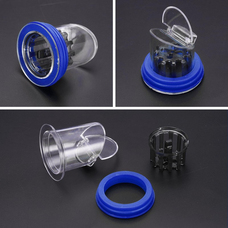 sourcing map Odor Proof Floor Drain, Anti-Sewer Backflow One-Way Preventer