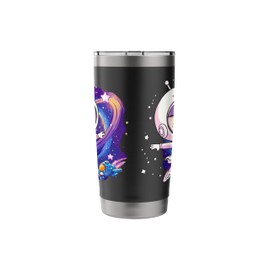 Astronaut Ballerina Space Ballet Girls Kids Ballerina Stainless Steel Insulated Tumbler