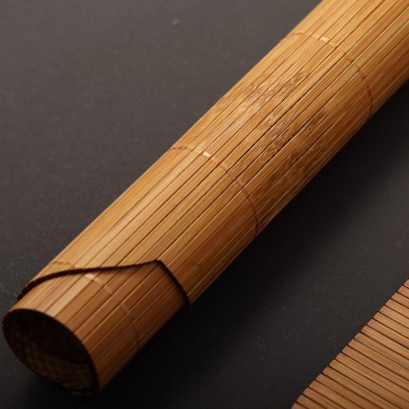 BTSEURY Tea Ceremony, Tea Tablemat Slat, Japanese Style Zen Good