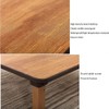 KOSTING Japanese-Style Square Folding Tea Coffee Table, Low Table, Dining