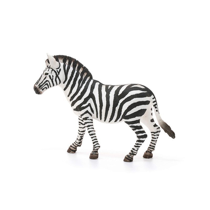 Schleich Wild Life Realistic Female Zebra Figurine - Authentic and