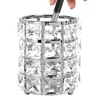 Biiange Crystal Pen Holder, Silver