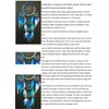 BRILLIANT GIFTS Beautiful Blue Dream Catcher Bedroom Decor -11cm across