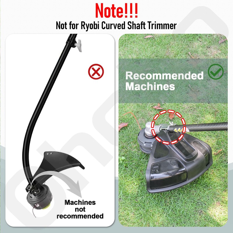 308473005 Grass Shield/Guard with Bolt Clamp Compatible with Ryobi 40