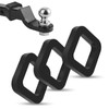 getfay 3 PCS Trailer Hitch Cushion Pad, 2" Hitch Receiver