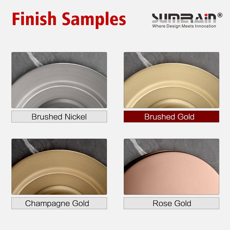 sumerain Clawfoot tub faucet Brass Extension Nut for tub wall