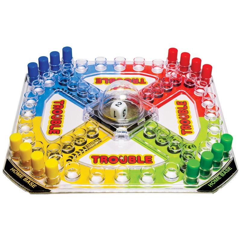 Classic Trouble with Retro Artwork and Pop-o-Matic Popper by Winning