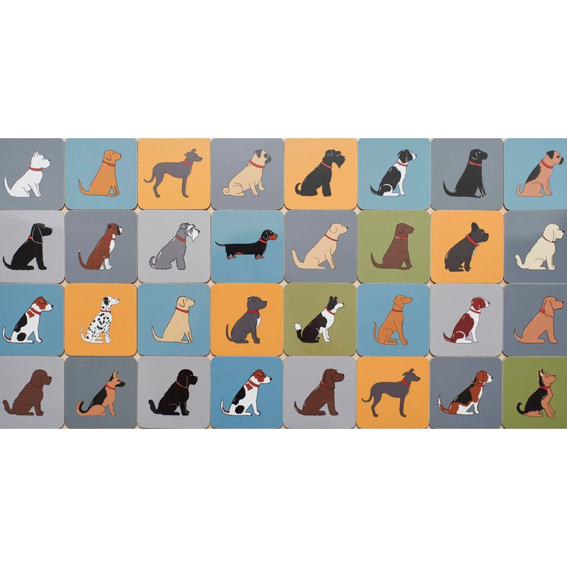 Sweet William Airedale/Welsh Terrier Coaster