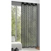 273029 James Eyelet Curtain 245 x 140 cm Black