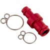 Kitaco 993-0006080 Hose Joint φ6 Left → φ8 Type Red