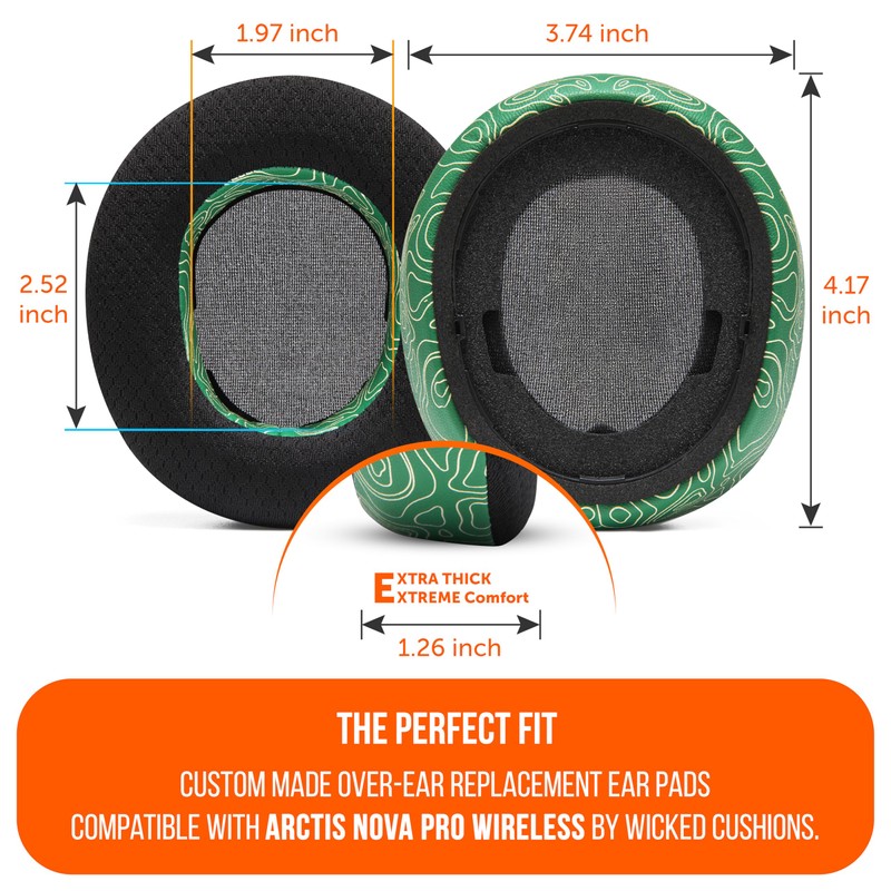 WC Freeze Nova Pro Wireless - Cooling Gel Earpads for