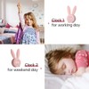 Baby Children's Light Alarm Clock Rabbit Alarm Clock Rabbit Alarm
