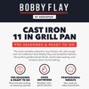 GreenPan x Bobby Flay Cast Iron 11” Square Grill Pan,