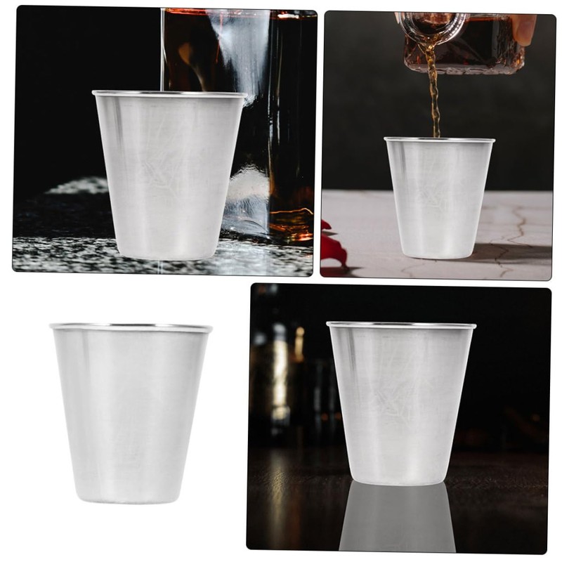 LABRIMP 2pcs Beverage Cups Tiny Juice Cups for Outdoor Use