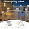 NIORSUN Solar Post Lights Outdoor 6 Pack, 2 Modes LED,