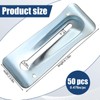 Gisafai 50 Pcs Galvanized Steel Snap Tie Wedge for Concrete