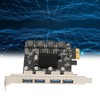 PCIE to USB Expansion Card 4 USB 3.0 Ports 5Gbps