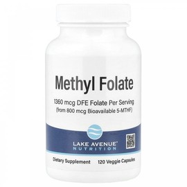 메틸엽산 800mcg 베지 캡슐 120정 Methyl Folate 800mcg Veggie Capsules 120 Counts