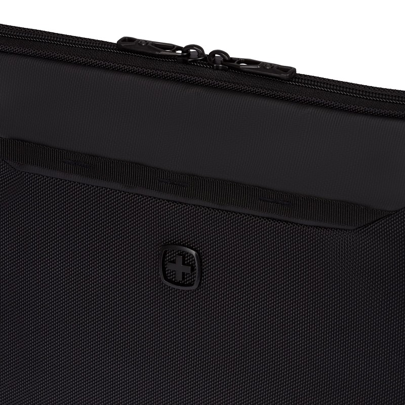 SwissGear Padded Zippered Laptop Sleeve, Micro-Twill Laptop Case with Fleece