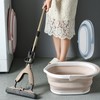 Collapsible Mop Bucket Sturdy PP Large Capacity Portable Handle Multifunction
