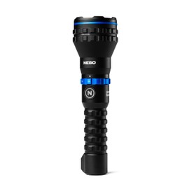 NEBO LUXTREME MZ60 Blueline Flashlight & Portable Charger | 1,000 Lumens, 5 Light Modes, 0.62 Mile Beam Distance, Rechargeable LED Flashlight, Waterproof & Durable, Includes USB-C Charging Cable
