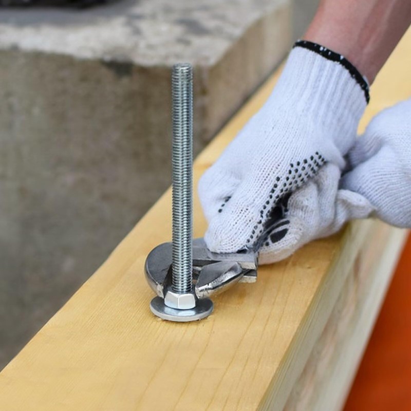 Pack of 10 Hex Nuts M8, Leryati DIN934 Nut M8