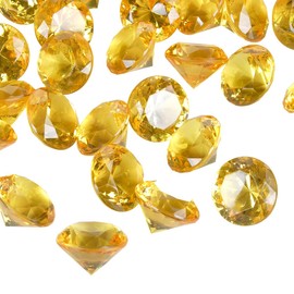 Babenest - Relleno de jarrón de gemas postizas de diamante acrílico, 240 piezas de diamantes de imitación de 3/4 pulgadas, joyas de cristales para dispersos de mesa, bodas, fiestas, eventos, artes y