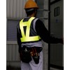 beru-husekyuritexi (Beruf Security) Short Reflective Vest Navy X yellow 87424