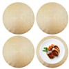 Spldsun Set of 4 Round Gold Place Mats, Gold Non-Slip