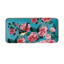 Maxwell & Williams Teas & C's Silk Road Rectangle Platter 33x15.5cm Aqua Gift Boxed