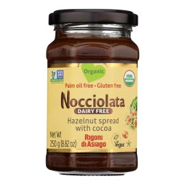 UD_Nocciolata Organic Hazelnut Cocoa Spread Dairy Free Case of 6-8.82 Ounces