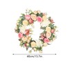 Artificial Peony Wreath Peony Flower Spring Wreaths for Wall Wedding