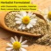 Sleep Easy Herbal Tea (w/Chamomile, Lavender, Lemon Balm, Valerian Root,