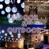 Globe Solar String Lights 29ft 60LED Solar Globe Lights Waterproof
