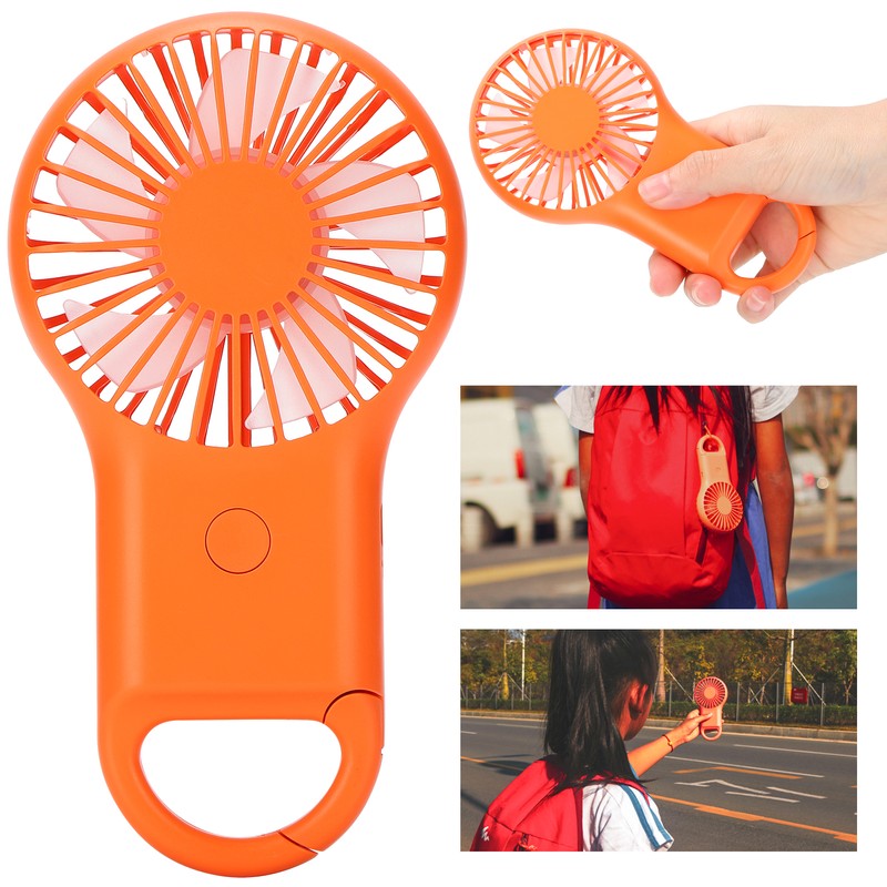 USB Charging Handheld Portable Fan 3 Speed Adjustable Mini Fashionable